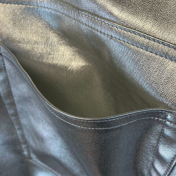 NWT ABERCROMBIE & FITCH Womens 90s Relaxed High Rise Straight Pants 32/14 Silver - Picture 14 of 16